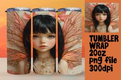 ELEGANT 20oz Sublimation Tumbler Wrap , Fairy Product Image 1