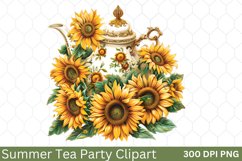 Summer Tea Party Clipart Product Image 1