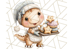 Christmas Dinosaur Party Png, Dino Clipart PNG Product Image 4