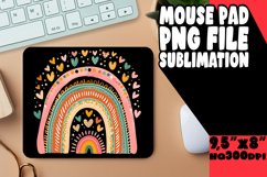Noir Radiant Rainbow: Sublimation Mouse Pad Creations Product Image 1