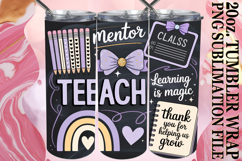 Joyful escapes 20oz tumbler wrap, Teacher Product Image 1