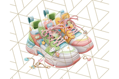 Kawaii City Girl PNG Clipart, Soft Dreamy Style Clip Art Product Image 4