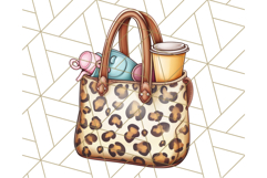 Sassy Mom Coffee PNG Clipart, Messy Bun Mom Life PNGs Product Image 4