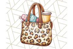 Sassy Mom Coffee PNG Clipart, Messy Bun Mom Life PNGs Product Image 4