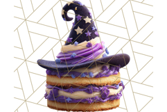 Realistic Halloween Cake Clipart PNG, Spooky Desserts Product Image 4