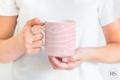 12 Pastel Colors Hearts Mug Sublimation Bundle, Mug Wrap Product Image 3