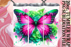 ENCHANTING VIBES 20oz TUMBLER WRAP, Butterfly Product Image 1