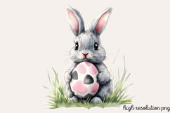 Black Pink Easter Clipart PNG Product Image 1