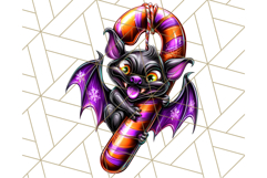 Haunted Treats Clipart PNG, Halloween Candy Art Product Image 4