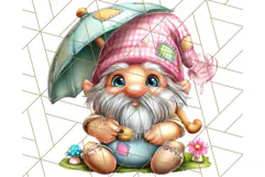 Gnomes at Work Clipart PNG, Cute Gnomes PNG Illustration Product Image 4