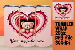 STUNNING 20oz Tumbler Design for Gifts , Valentines Day Product Image 1