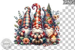 Christmas Gnome Sublimation - Clipart PNG Design Product Image 1