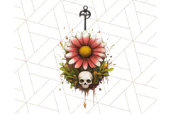 Floral Punk Frogs PNG - Neon Reble Grunge Amphibians Clipart Product Image 4