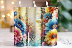Flowers Tumbler Wrap | Sublimation | Tumblers Product Image 1