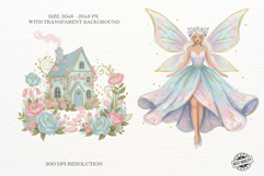 Magical Spring Garden Clipart Product Image 2