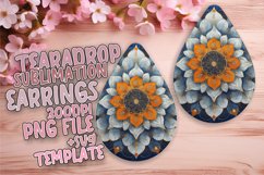 Dynamic Teardrop Design for Crafts , Mandala Product Image 1