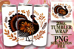 Cheerful escapes 20oz tumbler wrap, Flower Animals Product Image 1