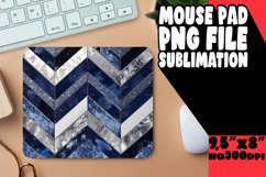 Glitter Stripe Mouse Pad with Colorful Patterns Product Image 1