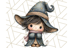 Spooky Little Witches Halloween Clipart PNG Product Image 4