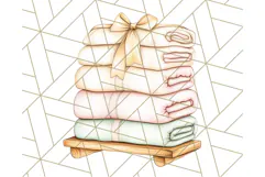 Cozy Laundry Day Clipart PNG Pastel Home Decor, Home Png Product Image 4
