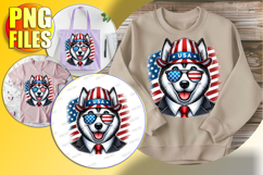 Bright TOTE BAG Gift Ideas PNG, American Dog Product Image 1