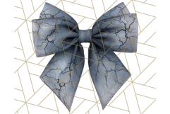 Halloween Bow Clipart, Bright Holiday Ribbon PNG Product Image 4