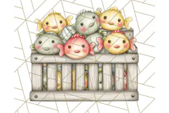 Cute Arctic Animal Clipart PNG, Cute Winter Animals Png Product Image 4