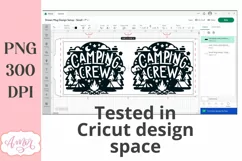 Camping crew mug SVG for infusible ink | Nature lover mug Product Image 3