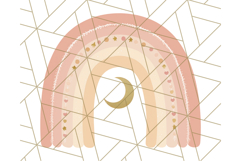 Boho Rainbow PNG Clipart, Earthy Arches &amp; Minimal Shapes Product Image 4