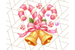 Alien Christmas Clipart, Cute Outer Space Holiday PNG Product Image 4