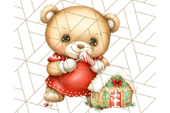 Christmas Baking Critters PNG Clipart, Cute Animals Holiday Product Image 4