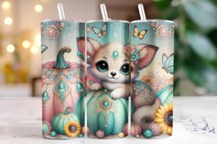 Halloween Pumpkin Tumbler Wrap | Sublimation | Tumblers Product Image 1