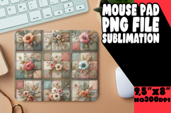 Joyful Desk Pad Design PNG, Patchwork Product Image 1