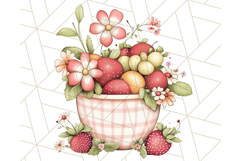 Cottagecore Kitchen Clipart, Vintage Country Floral Kitchen Product Image 4