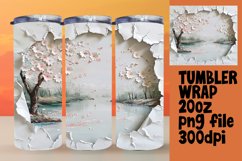 Mountain Majesty 3D Tumbler Art - Sublime Nature Product Image 1