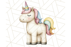 Fairy Tale Unicorn PNG Pastel Magic Clipart, Fantasy Rainbow Product Image 4