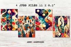 Surrealistic Mixed-Media Junk Journal Pages Printable Bundle Product Image 2