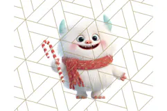 Holiday Yeti Village PNG Clipart, Cute Winter Clip Art Product Image 4