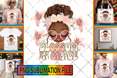 Playful TOTE BAG Gift PNG, Praying Woman Product Image 1