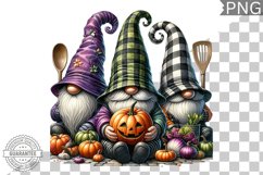 Halloween Kitchen Gnome Sublimation - Clipart PNG Design Product Image 1
