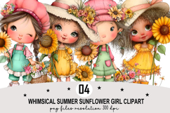 Whimsical Spring Clipart png Whimsical Spring Watercolor png Product Image 1