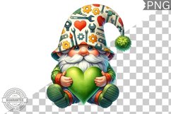 Mother&#039;s Day Gnome Sublimation - Clipart PNG Design Product Image 1