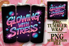 Gentle smiles 20oz tumbler wrap, Sarcastic Quote Product Image 1