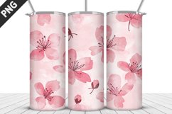 Flowers Tumbler Wrap | Sublimation Design | Tumbler PNG Product Image 1