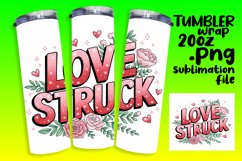 Customizable Sublimation Tumbler 20oz , Valentines Product Image 1
