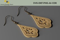 Laser Cut Jewelry Earrings / Teardrop Pendants Vectors 219 Product Image 3