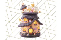 Haunted Sweet Shoppe PNG Clipart, Pastel Halloween Bakery Product Image 4