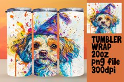 Dynamic Doggy Delight Tumbler Design Product Image 1