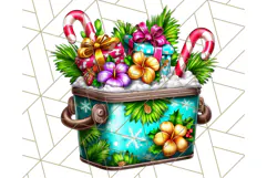 Summer Christmas Clipart PNG, Tropical Holiday Art Clip Art Product Image 4