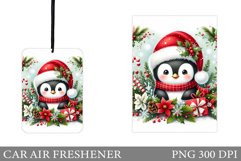 Cute Penguin Car Air Freshener. Christmas Car Air Freshener Product Image 1